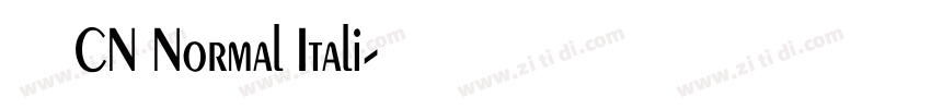 星汉等宽 CN Normal Itali字体转换